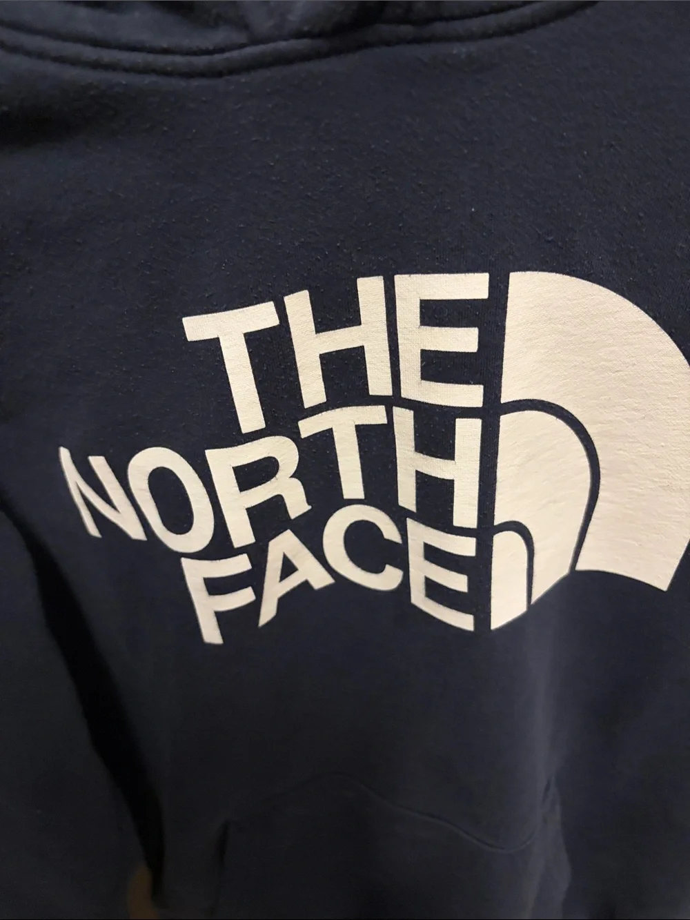The North Face Men's Navy Blue Logo Crewneck Hoodie